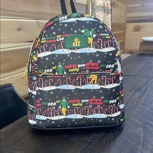 Funko Black and Red Elf Themed Backpack